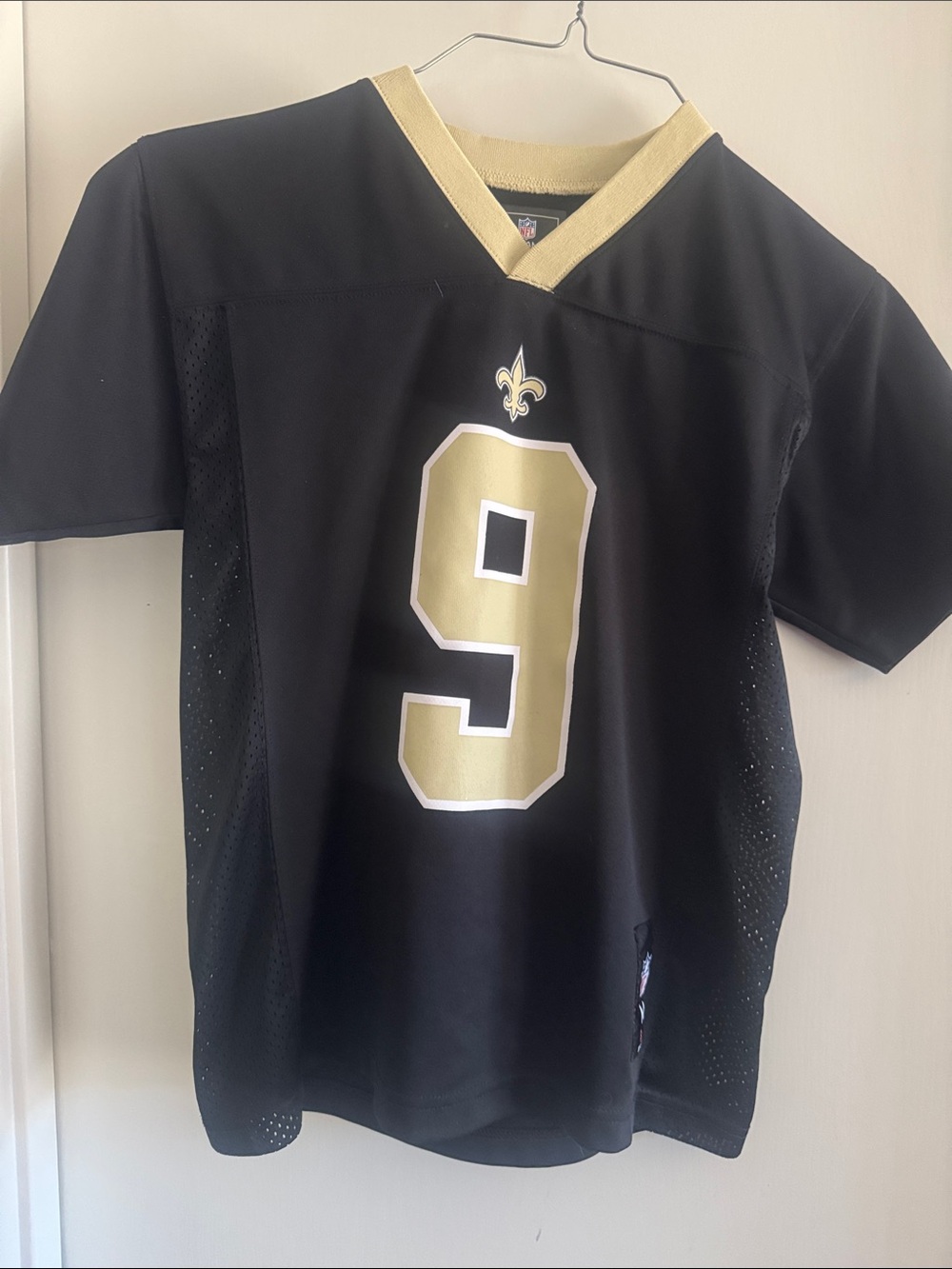 NFL Kids Black and Gold #9 Football Jersey